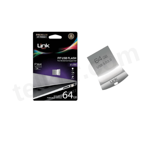 TELKUR LinkTech F364 Premium Fit 64GB Flash Bellek