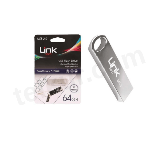 TELKUR LinkTech U264 Ultra Metal 25mb/s 64GB USB Flash Bellek