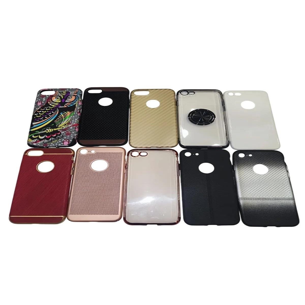 Iphone 7 Uyumlu 6 Adet Karışık Renk & Model Kılıf - 6'lı Paket