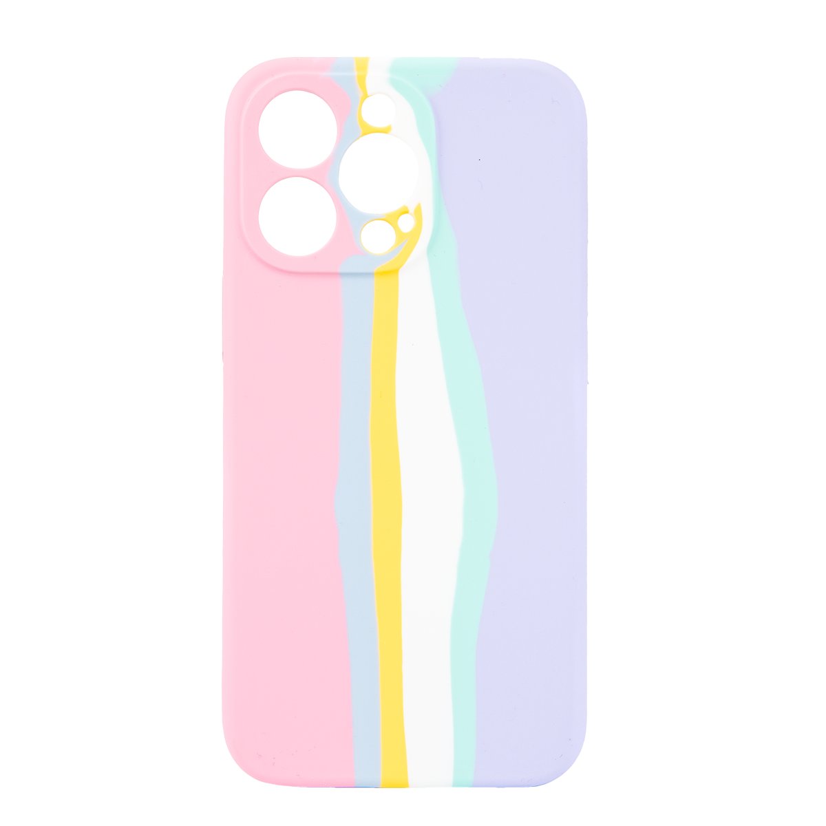 ITHINK IPH. 12 PRO RAINBOW SİLİNEBİLİR KAPAK ( LİLA )