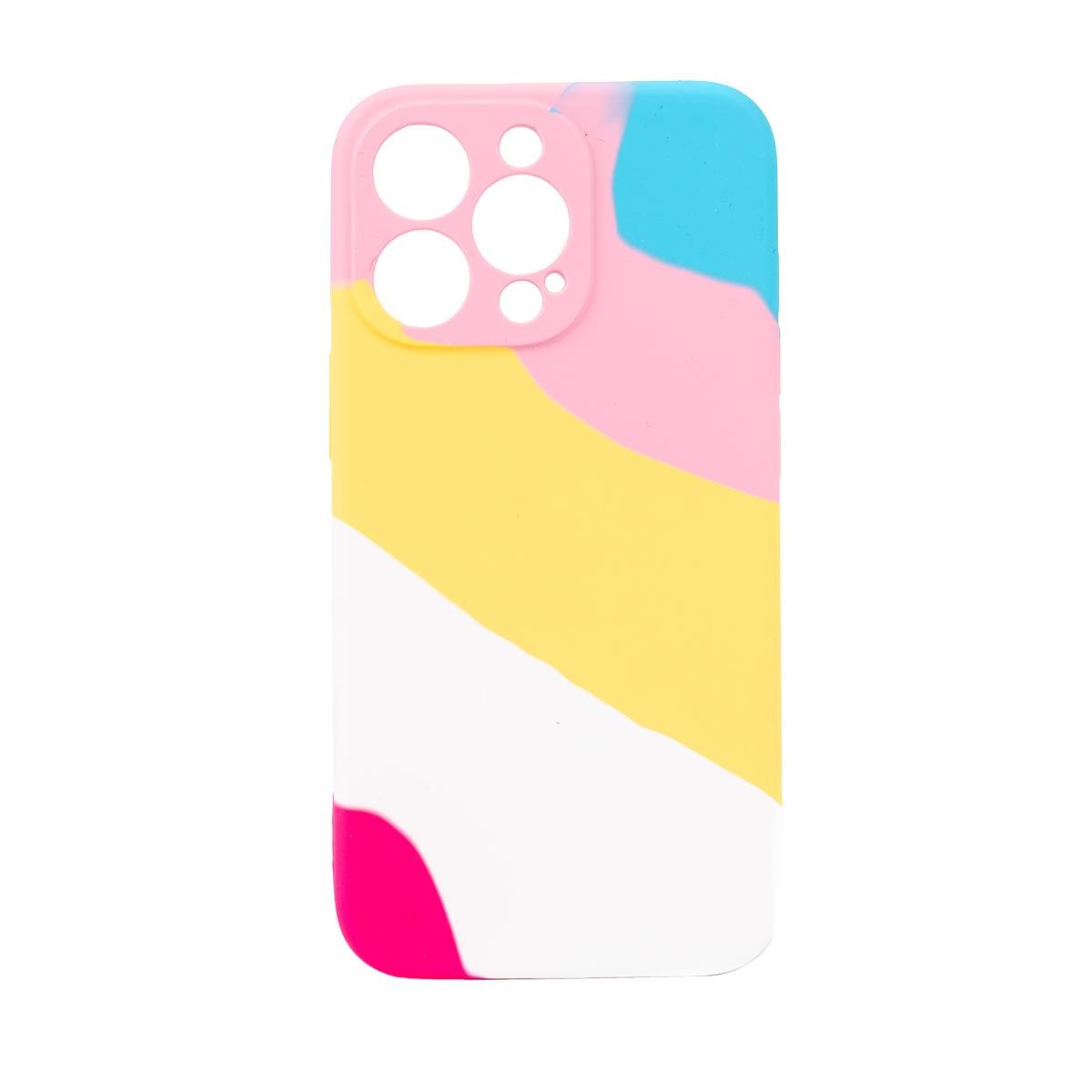 ITHINK IPH. 12 PRO RAINBOW SİLİNEBİLİR KAPAK ( PEMBE )