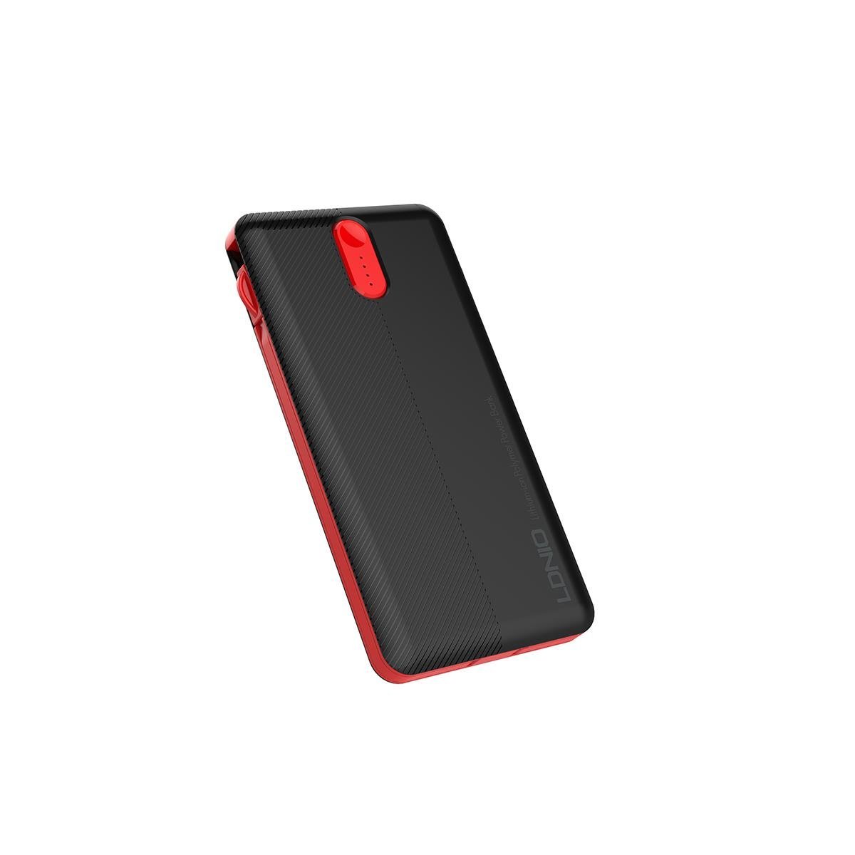 LDNIO 20.000 MAH POWERBANK DAHİLİ 3İN1 KABLO PL2014 BLACK