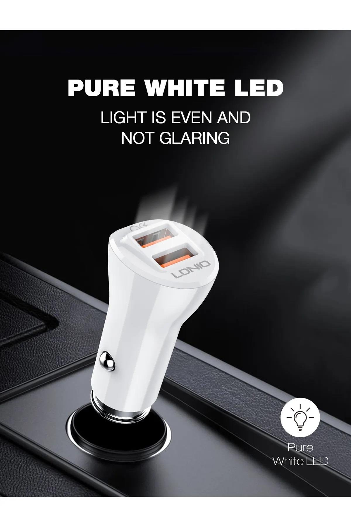 LDNIO CAR CHARGER C511Q MİCRO