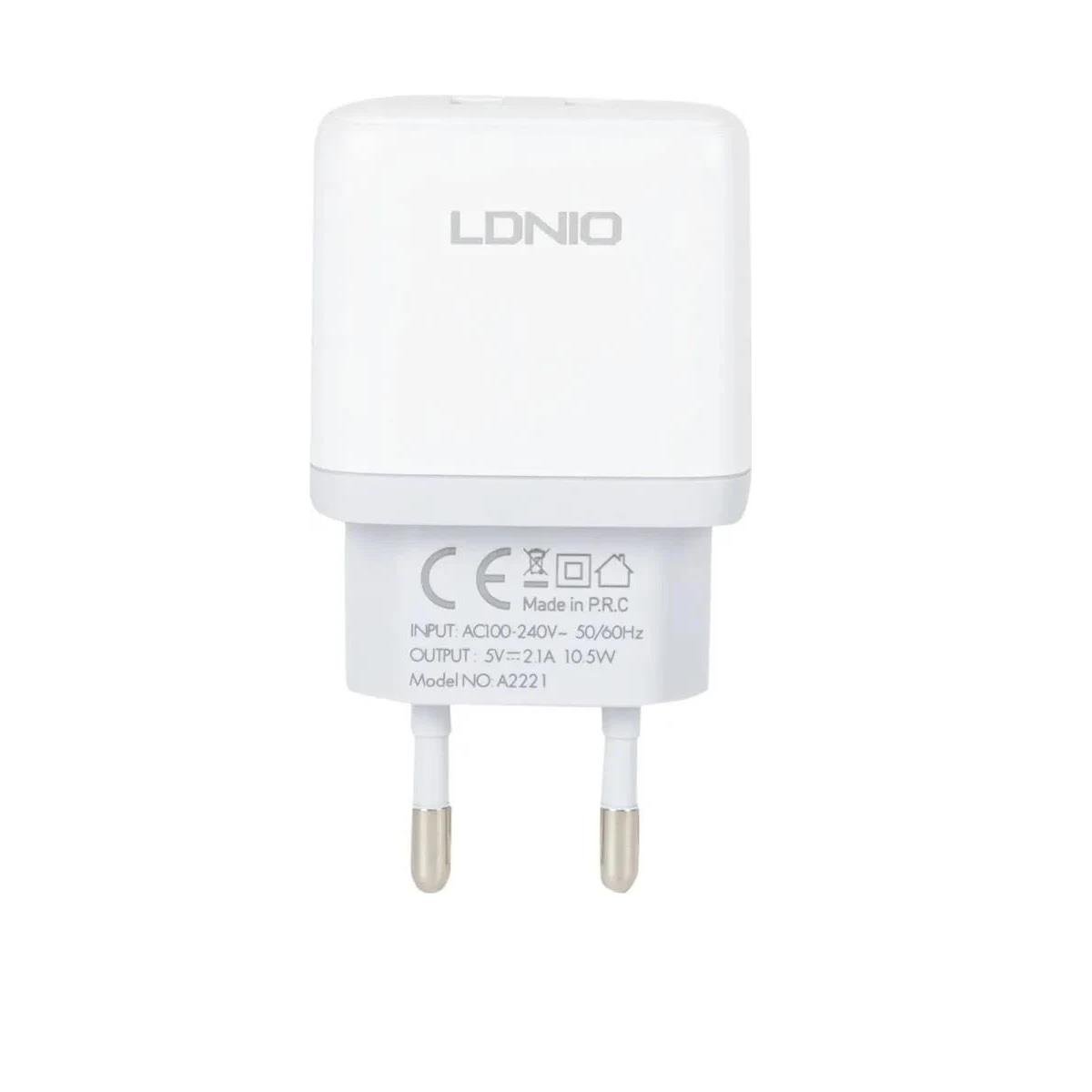 LDNIO EV ŞARJ SETİ A2221 + LIGHTNING KABLO