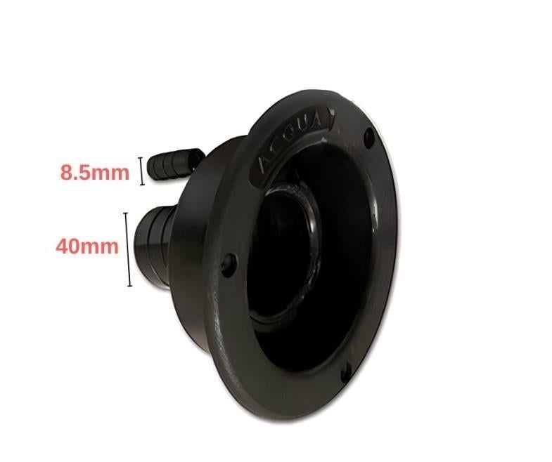 Karavan Su Dolum Ağzı 40 mm Siyah