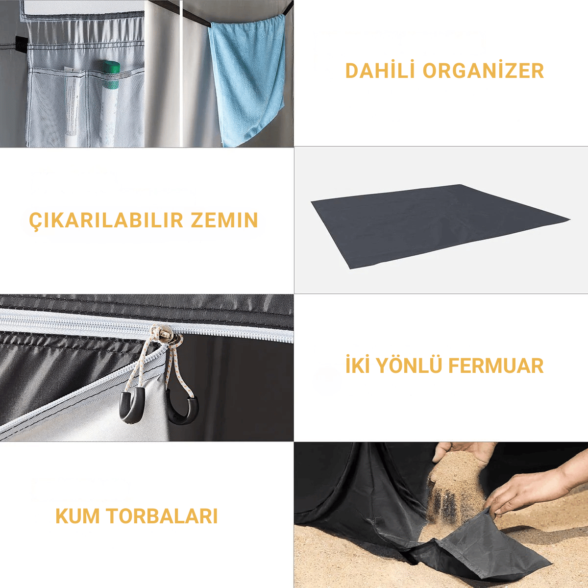 KingCamp Multitent Duş ve Tuvalet Çadırı