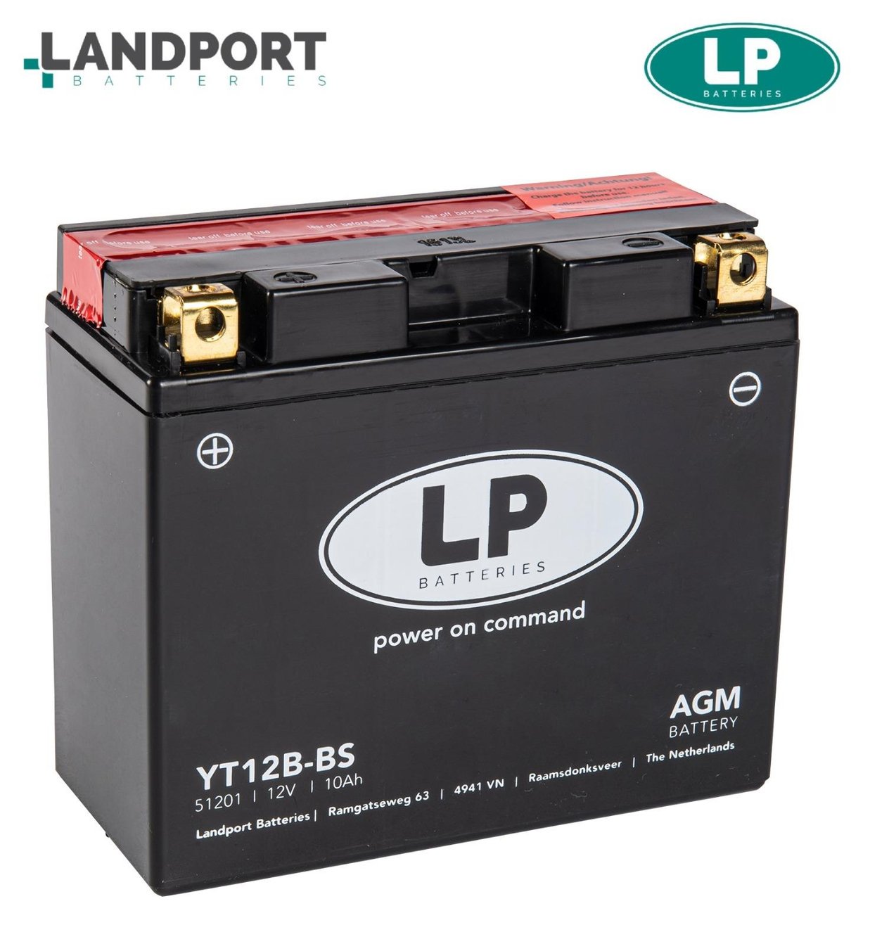 AGM AKÜ (LT12B-BS) / DUCATI / HYPERSTRADA / 821cc / 10 A / KG: 3,39 / L:150 / W:70 / H:130 CCA: 175 / 2013-2014-2015