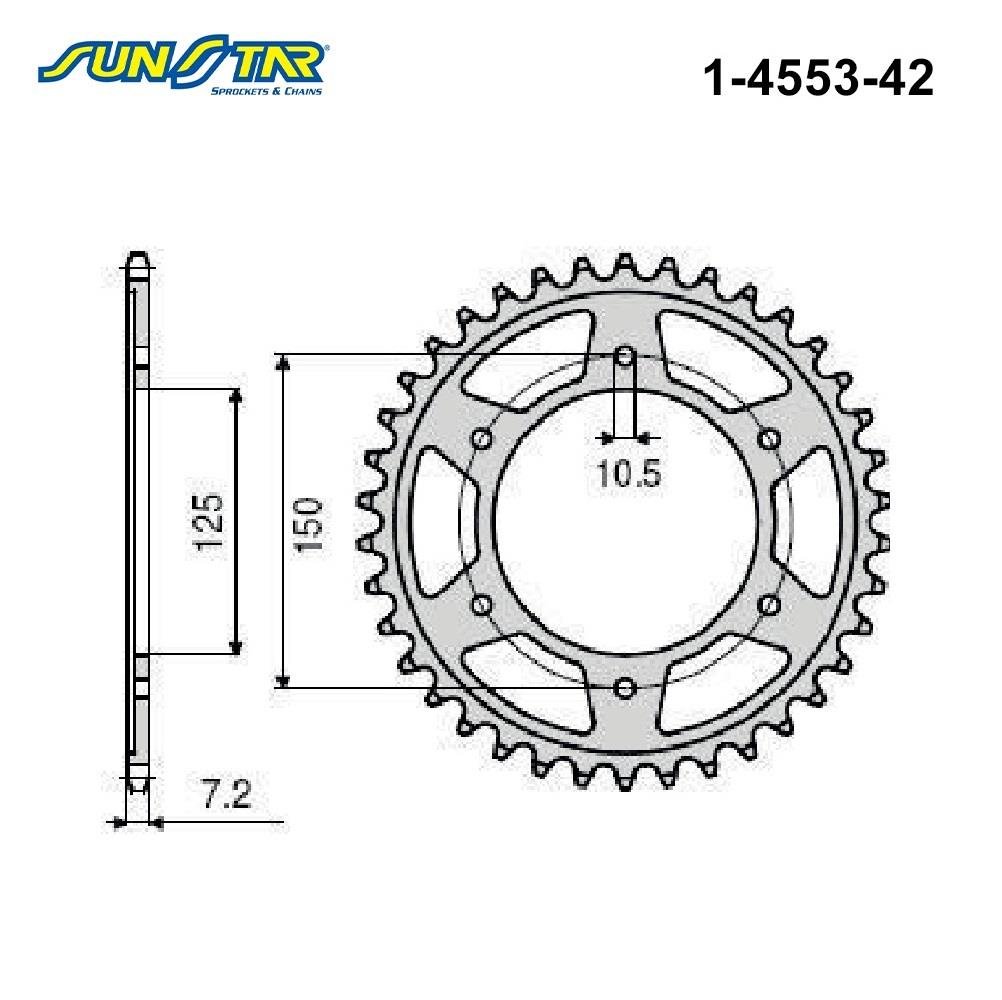ARKA DİŞLİ / KTM / SUPER ADVENTURE / R / S / T / 1290cc / (ORİJİNAL DİŞLİ SAYISI) / 2015-2016-2017-2018-2019-2020-2021-2022-2023-2024