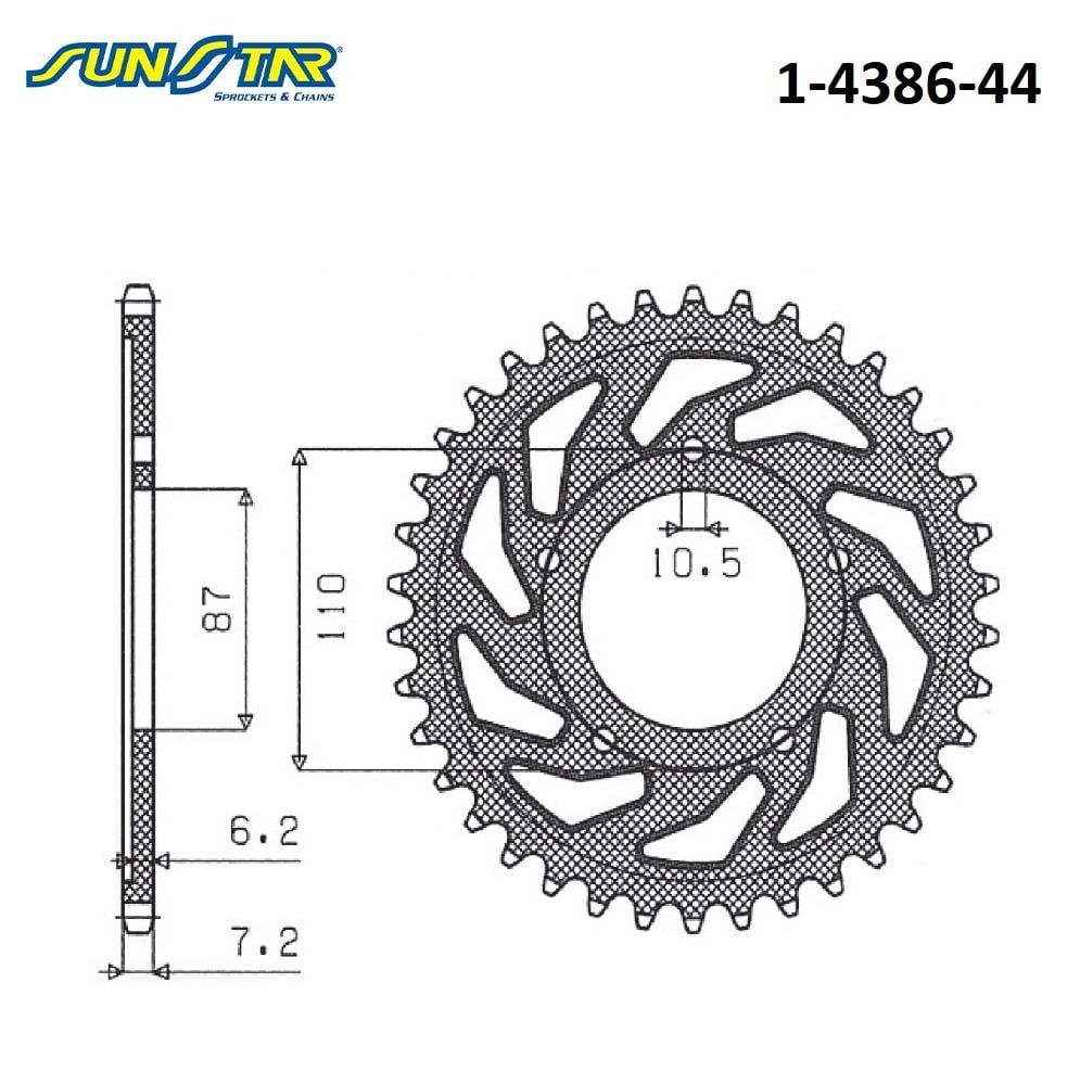 ARKA DİŞLİ / SUZUKI / SV 650 / 650cc / (DİŞLİ SAYISI : ORİJİNAL-1) / 1999-2000-2001-2002-2003-2004-2005-2006-2007-2008-2009-2010-2016-2017-2018-2019-2020-2021-2022