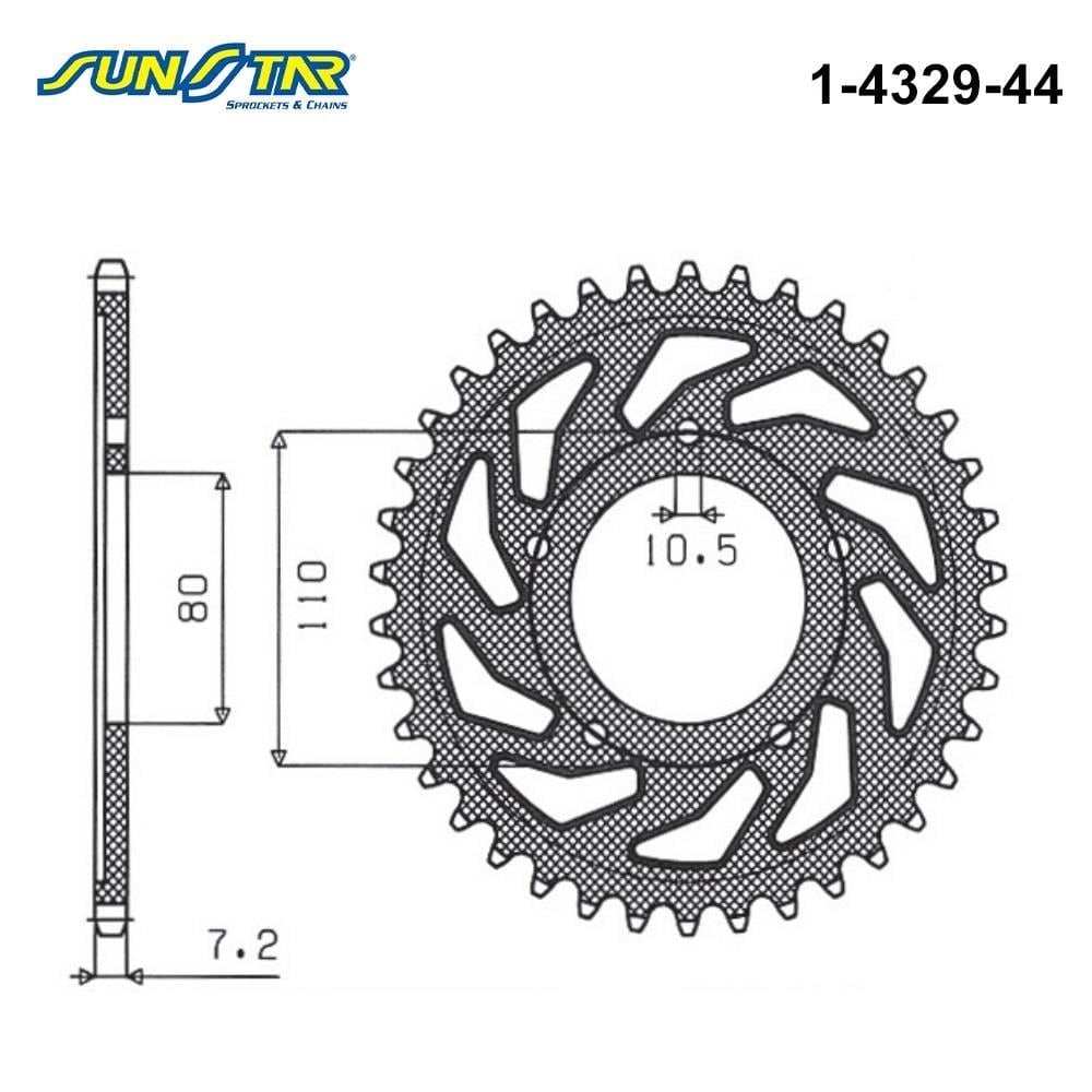 ARKA DİŞLİ / TRIUMPH / SPEEDMASTER / 865cc / (MUADİL DİŞLİ) (DİŞLİ SAYISI : ORİJİNAL+2)  / 2006-2007-2008-2009-2010-2011-2012-2013-2014-2015