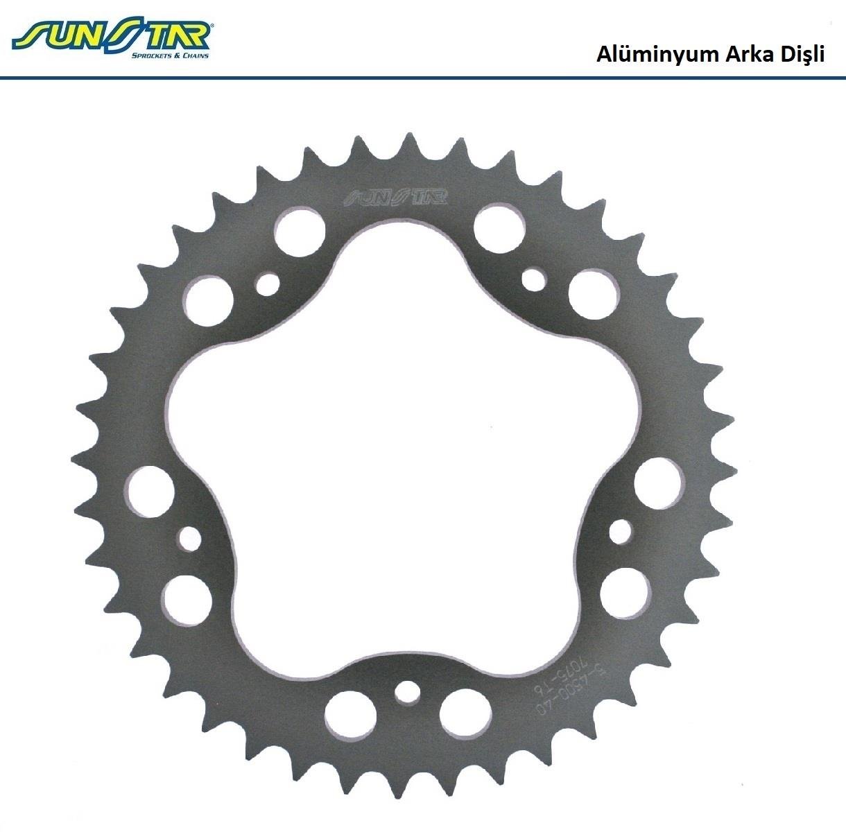ARKA DİŞLİ ALÜMİNYUM / DUCATI / 1098 / S / 1100cc / (DİŞLİ SAYISI : ORİJİNAL+1) / 2007-2008