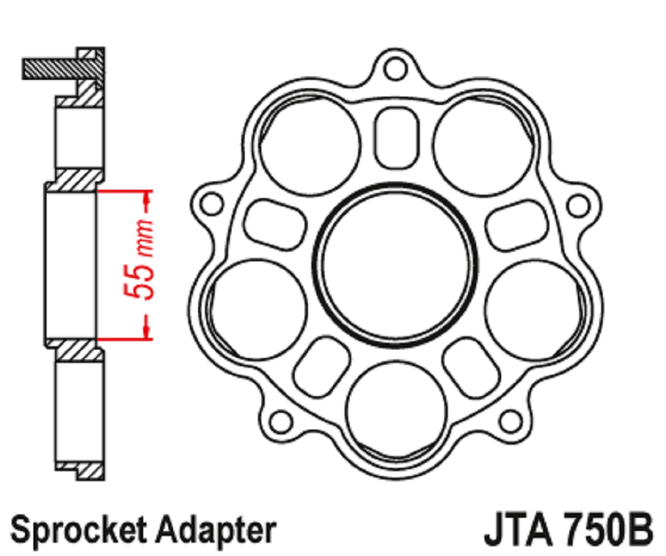 ARKA DİŞLİ GÖBEĞİ / DUCATI / MONSTER ABS / 1100cc / ALÜMİNYUM / 2010-2011