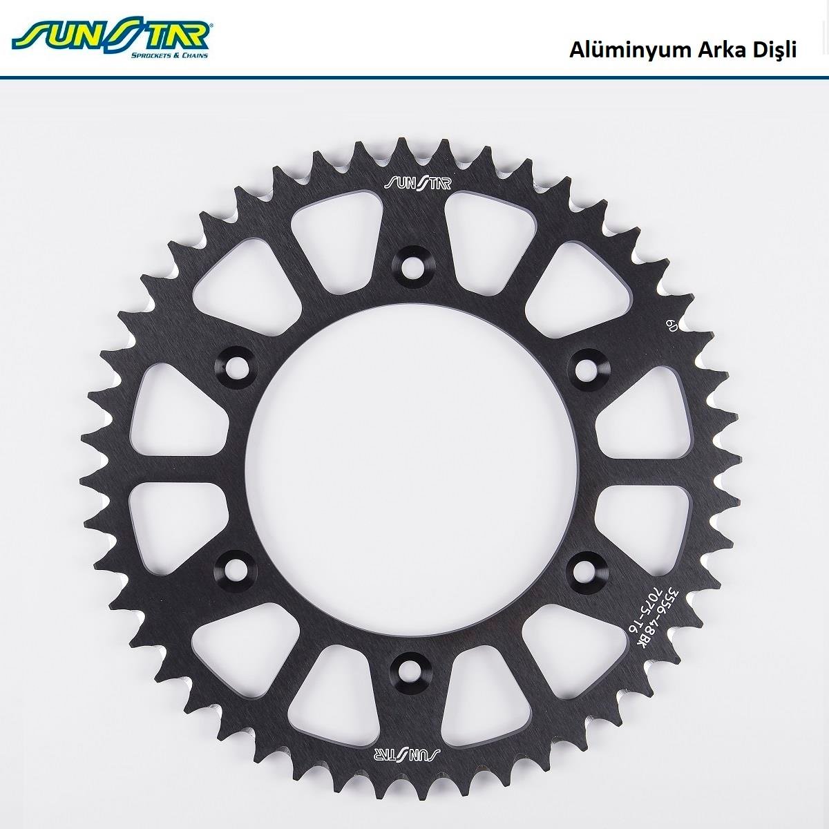 ARKA DİŞLİ SİYAH ALÜMİNYUM / BETA / RR 2T ENDURO / RACING / 300cc / (ORİJİNAL DİŞLİ SAYISI) / 2013-2014-2015-2016-2017-2018-2019-2020-2021