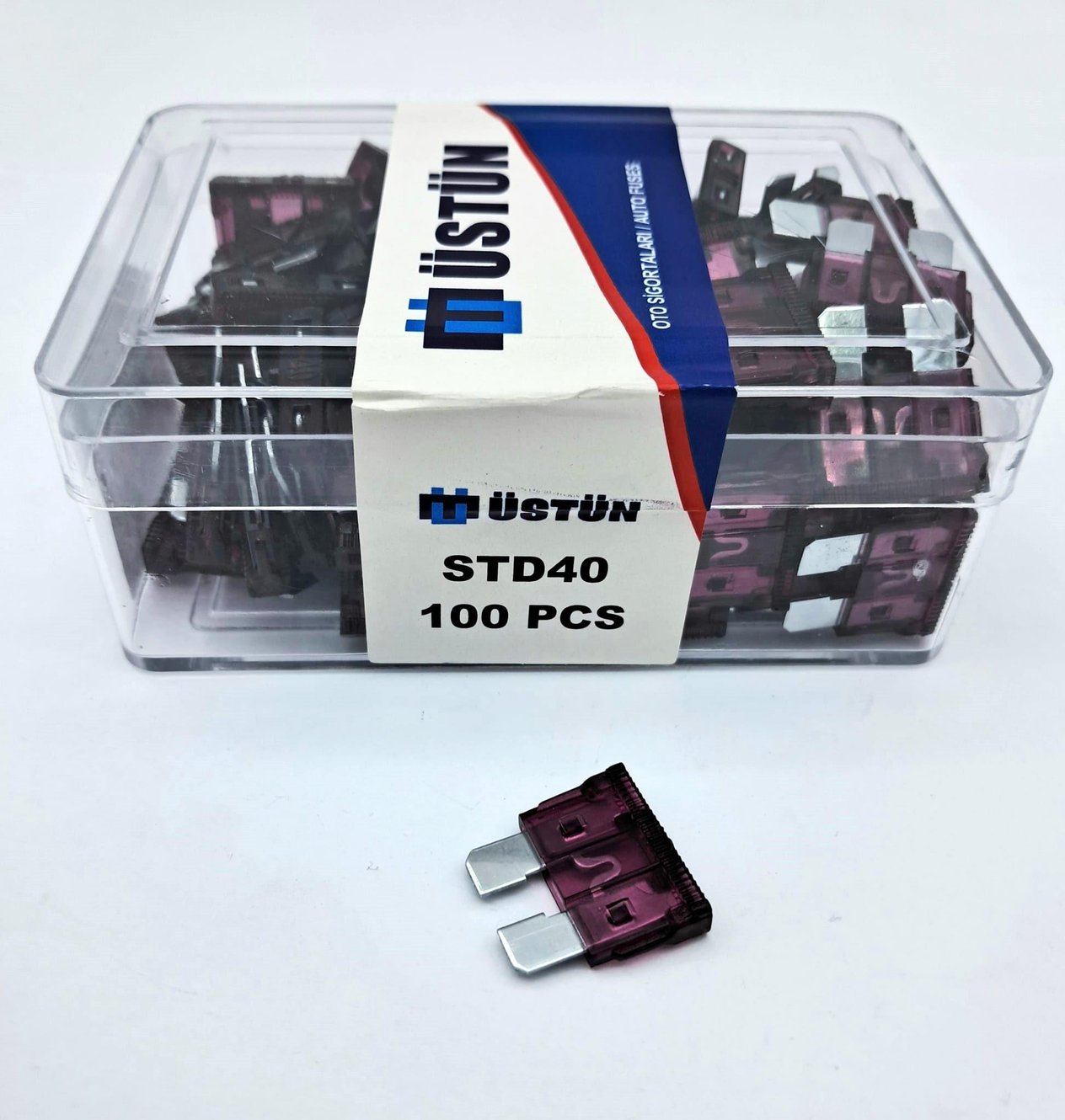 BIÇAK SİGORTA 40 AMPER(1 KUTU = 100 ADET) / UNIVERSAL / cc