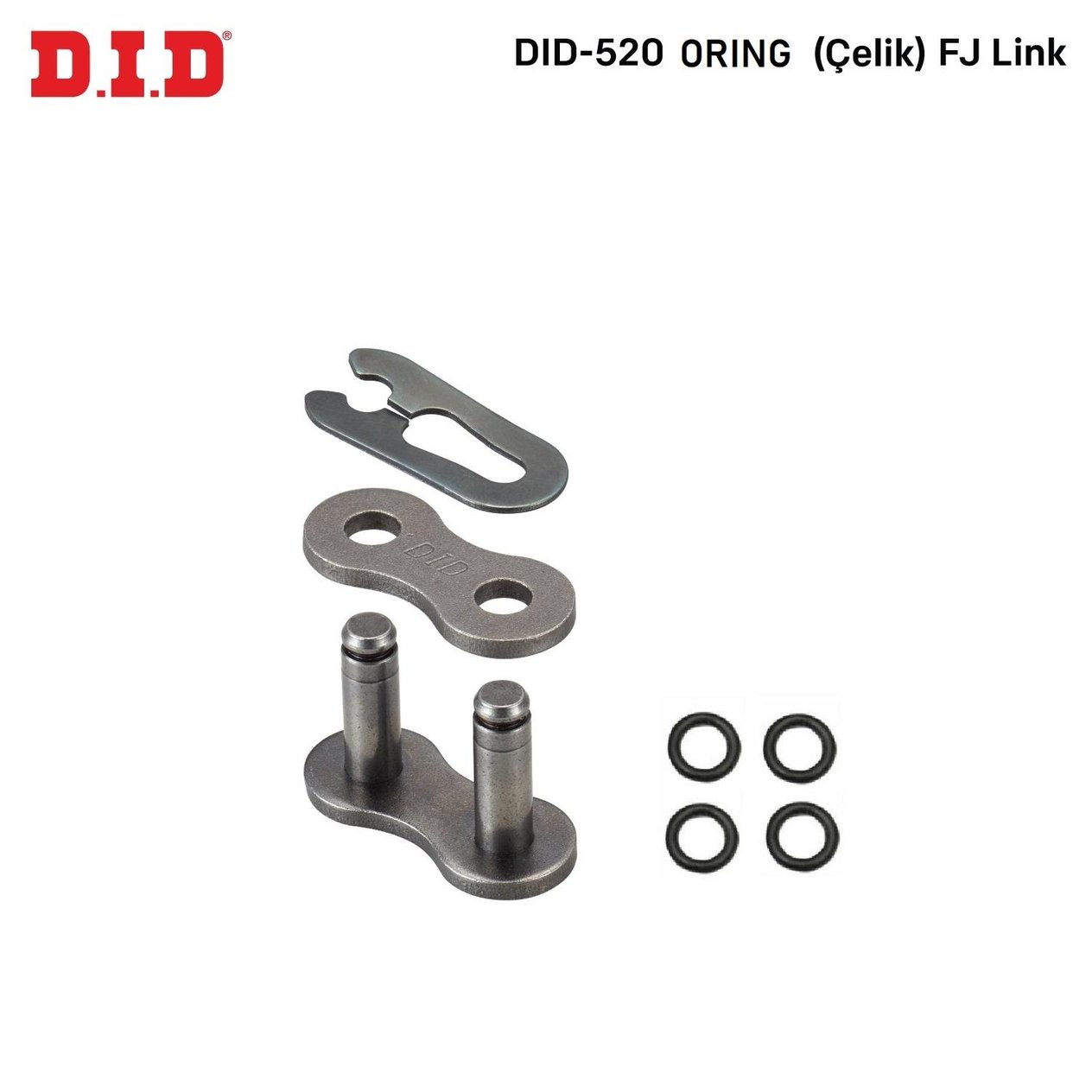 DID-520 ORING F J BİRLEŞTİRİCİ BAKLA / HYOSUNG / GT 250 R / 250cc / KLİPSLİ BİRLEŞTİRİCİ BAKLA / 2004-2005-2006-2007-2008-2009-2010-2011-2012-2013-2014-2015