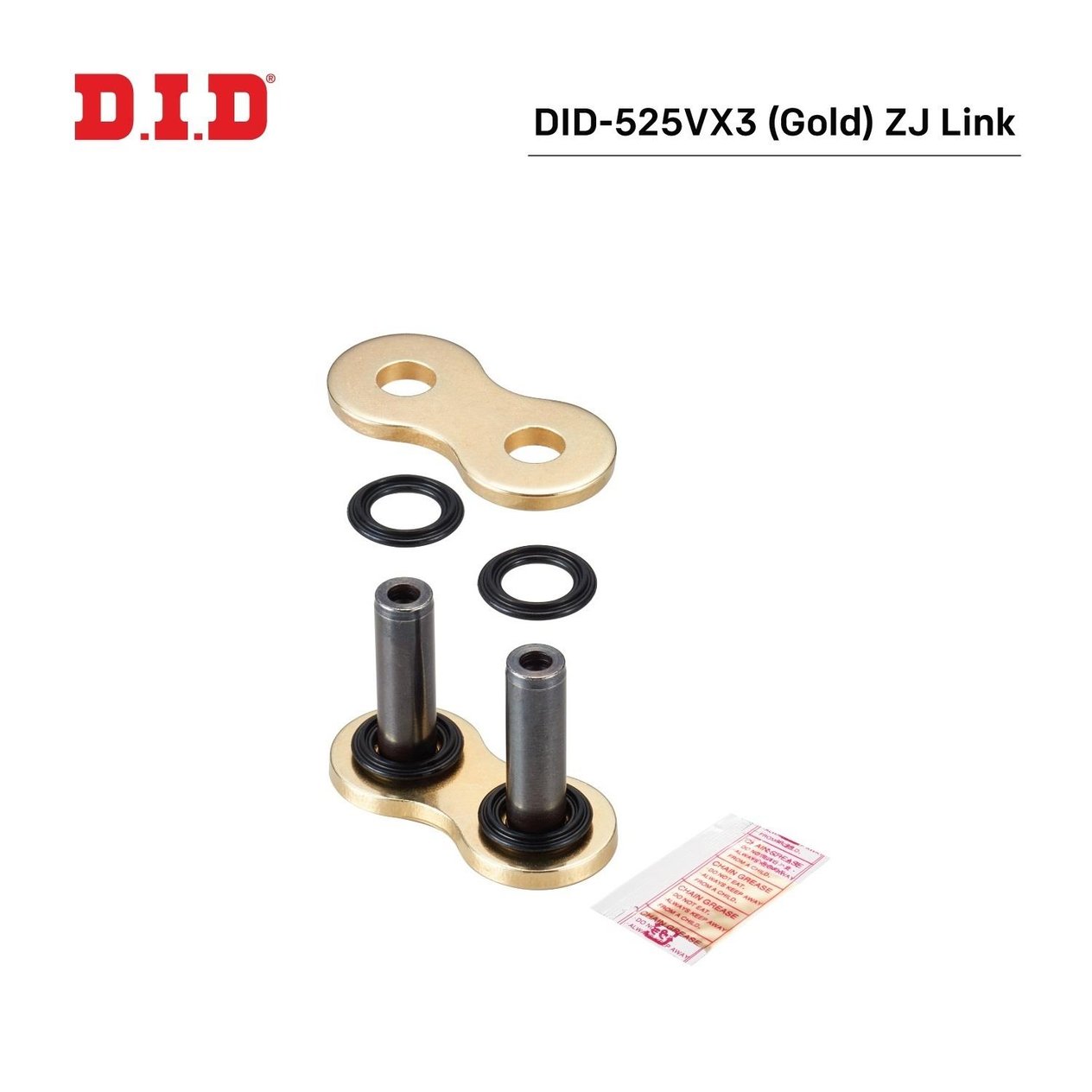 DID-525VX3 (GOLD) Z J BİRLEŞTİRİCİ BAKLA / DUCATI / HYPERMOTARD EVO / 1100cc / ŞİŞİRMELİ BİRLEŞTİRİCİ BAKLA / 2010-2011-2012