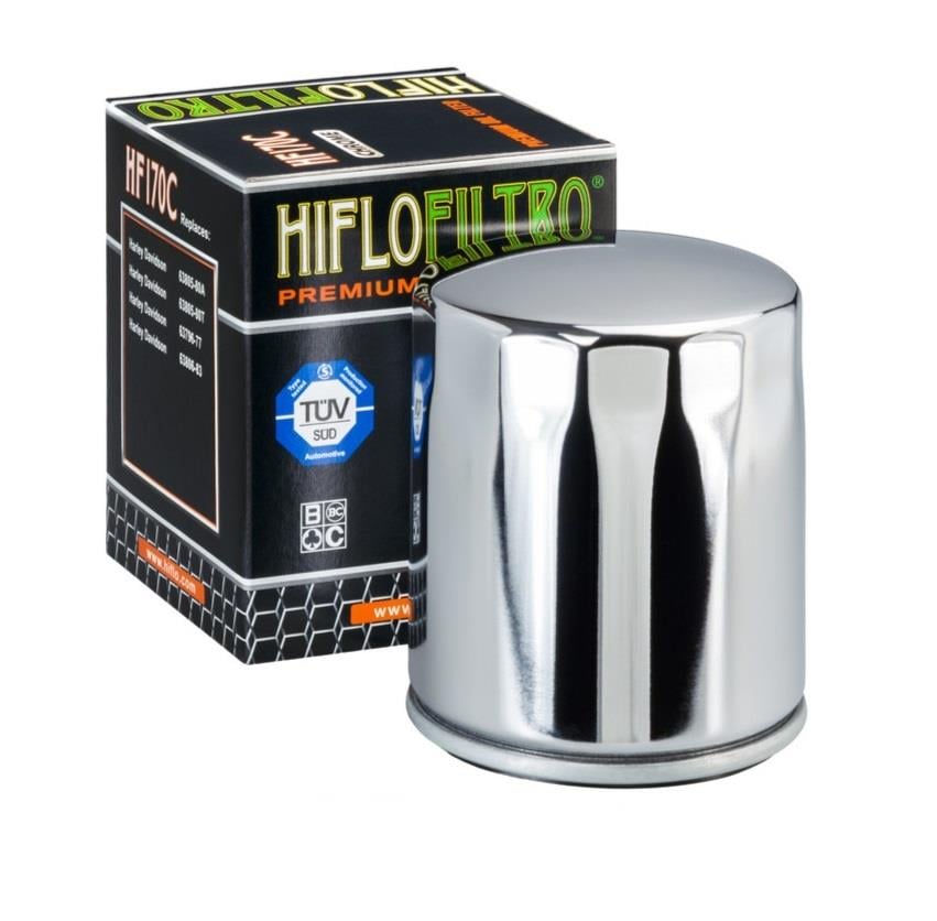 HIFLO YAĞ FİLTRESİ / HARLEY D. / XL 1200 SPORTSTER - FORTY EIGHT / 1200cc / KROM  / 2010-2011