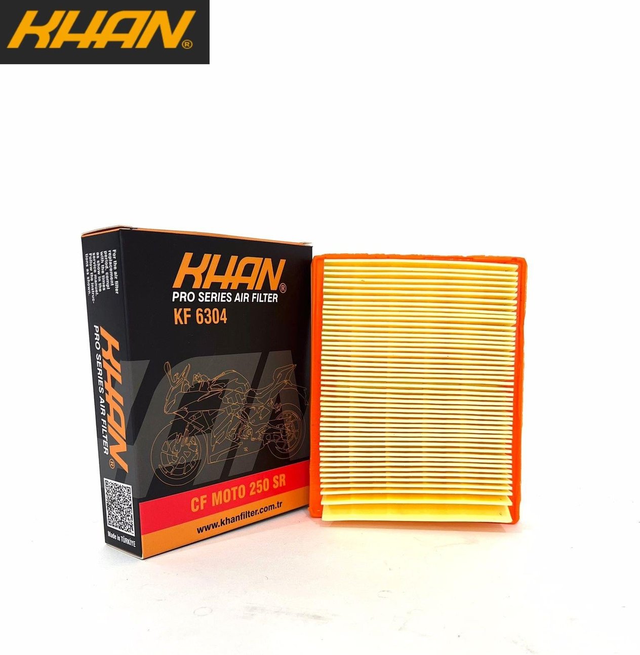 KHAN HAVA FİLTRESİ / CF MOTO / CLX / 250cc / 2022-2023-2024
