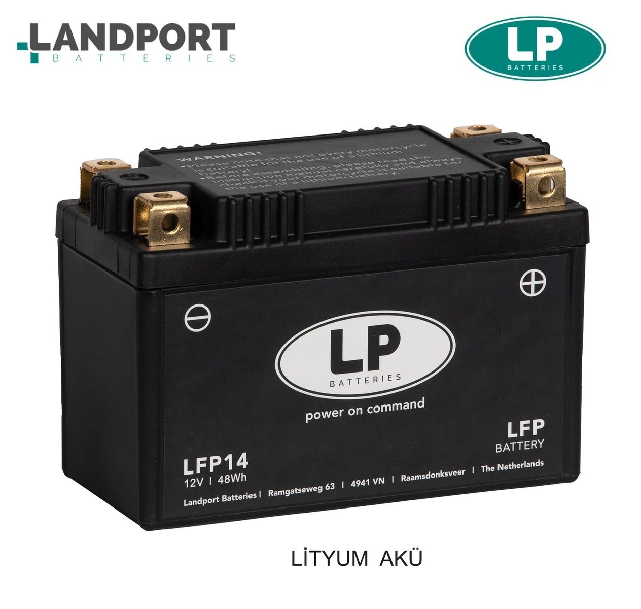 LİTYUM AKÜ (ML LFP14) 48Wh / SYM / MAXSYM / 600cc / WH:48 L:134 / W:65 / H:92 / CCA: 240 / 2014-2015