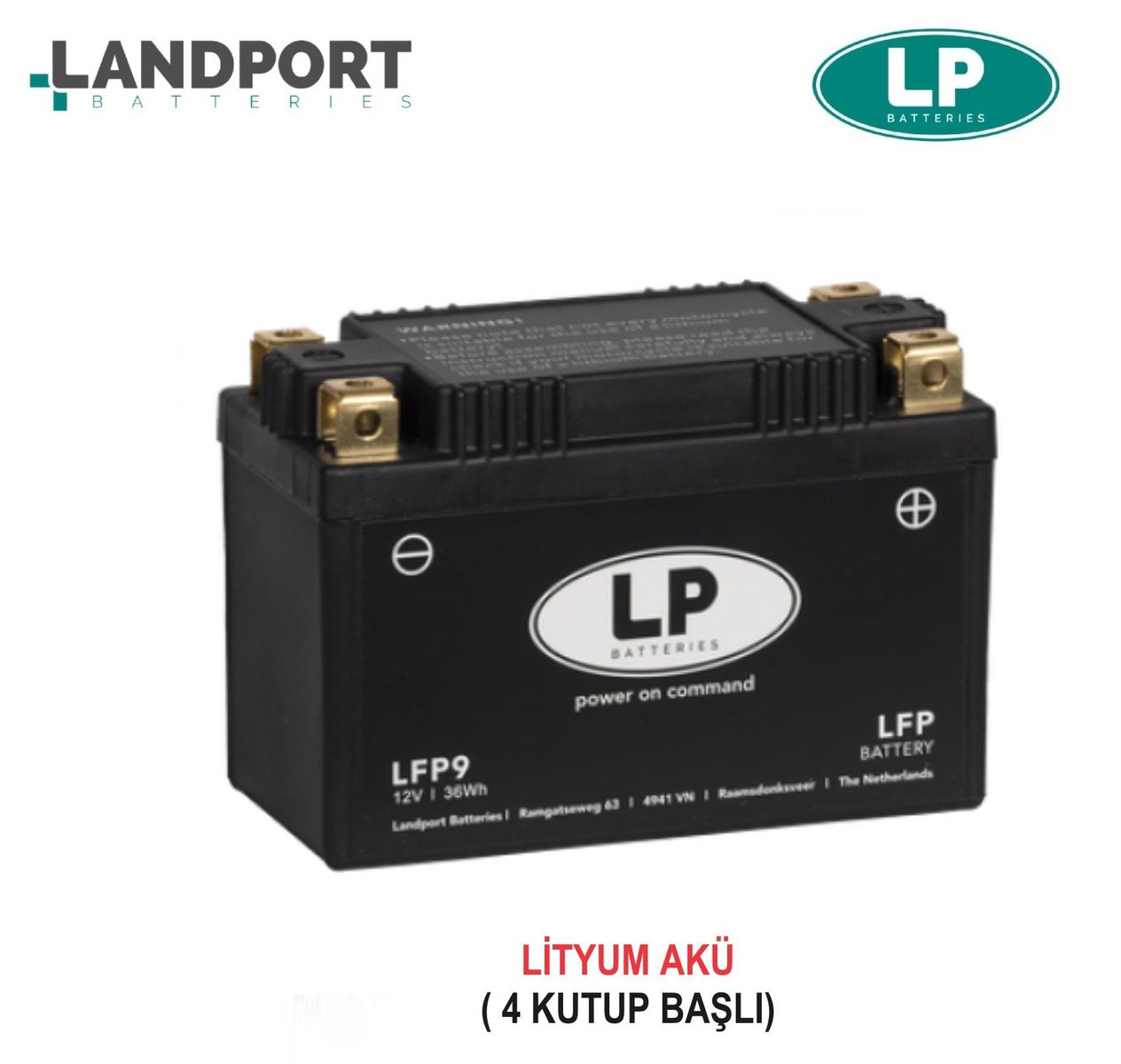 LİTYUM AKÜ (ML LFP9) 36Wh / KAWASAKI / NINJA 250 R / 250cc / WH:36 L:134 / W:65 / H:92 / CCA: 180 / 2008-2009-2010-2011-2012
