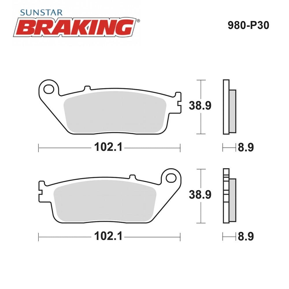 SİNTERLİ ARKA FREN BALATASI / HONDA / SILVER WING ABS / 600cc / ARKA  / 2001-2002-2003-2004-2005-2006-2007-2008-2009-2010