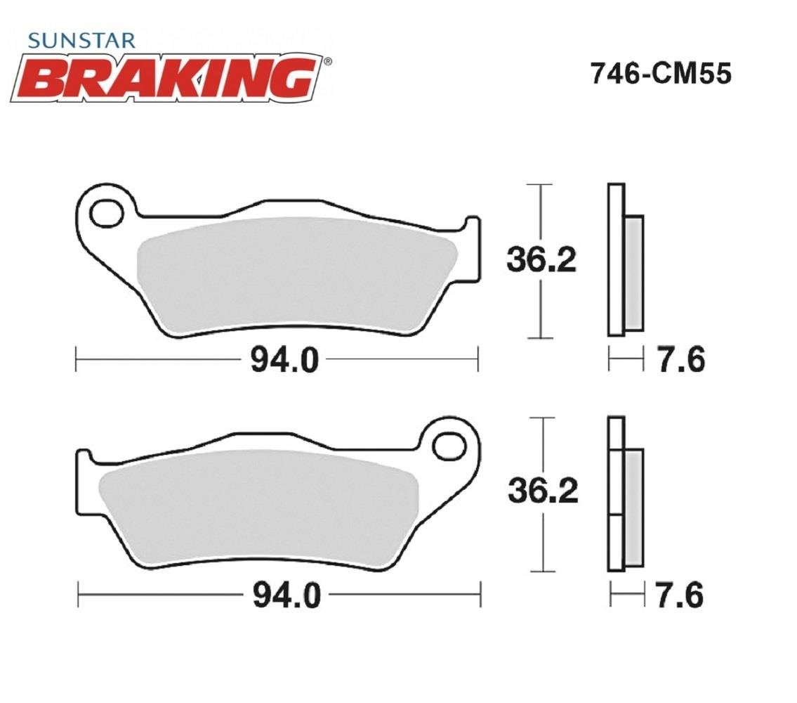 SİNTERLİ FREN BALATASI / KTM / SMT / 890cc / ARKA  / 2024