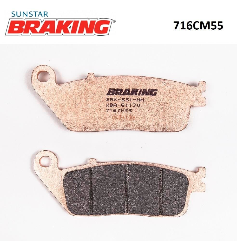 SİNTERLİ FREN BALATASI / TRIUMPH / TIGER XC / 800cc / ÖN İKİ TAKIM KULLANIR / 2010-2011-2012-2013-2014