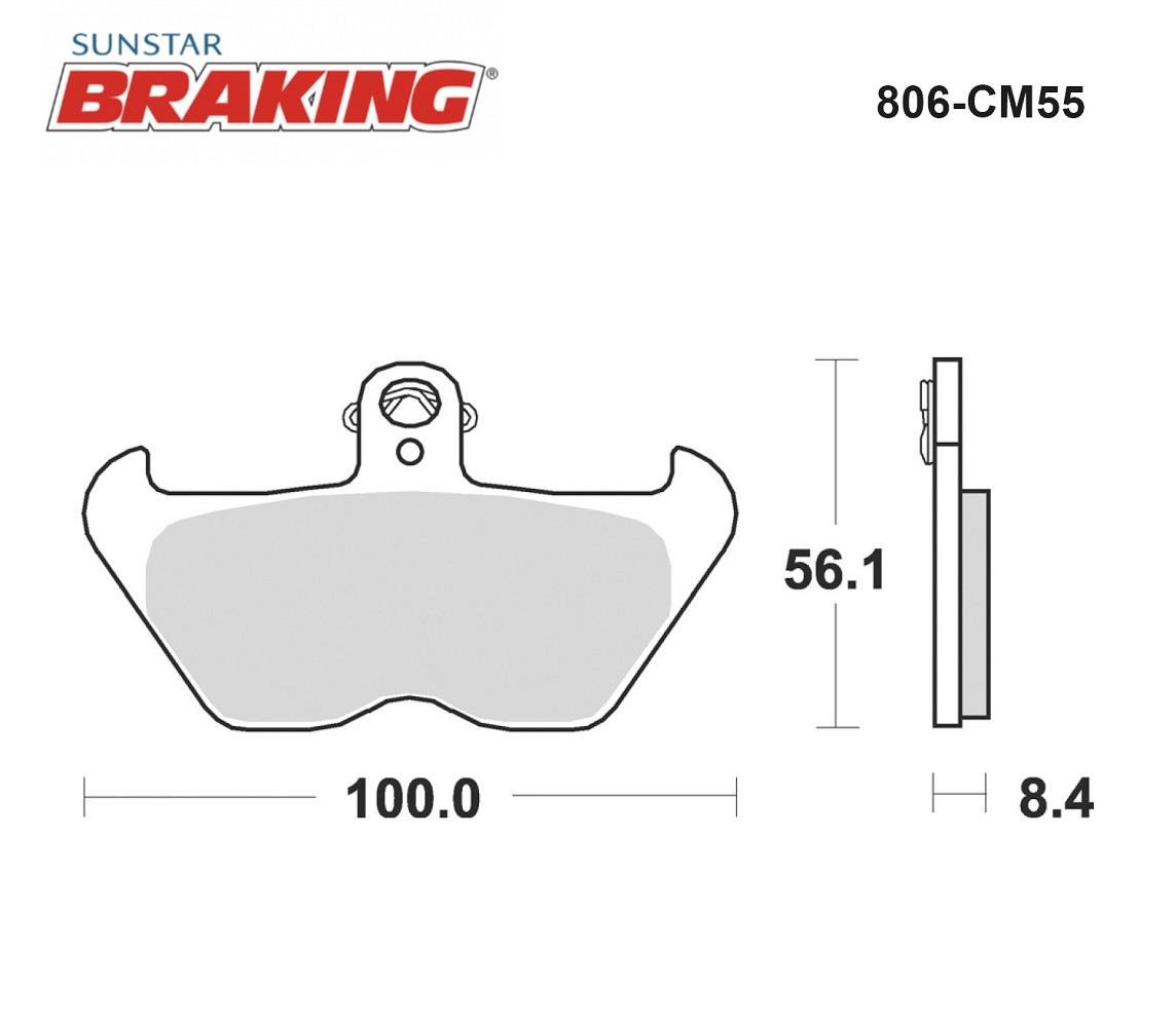 SİNTERLİ ÖN FREN BALATASI / BMW / R 1100 R / 1100cc / ÖN İKİ TAKIM KULLANIR / 1995-1996-1997-1998-1999-2000-2001