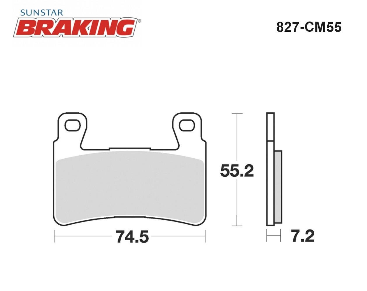 SİNTERLİ ÖN FREN BALATASI / HONDA / CBR 929RR / 929cc / ÖN İKİ TAKIM KULLANIR / 2000-2001