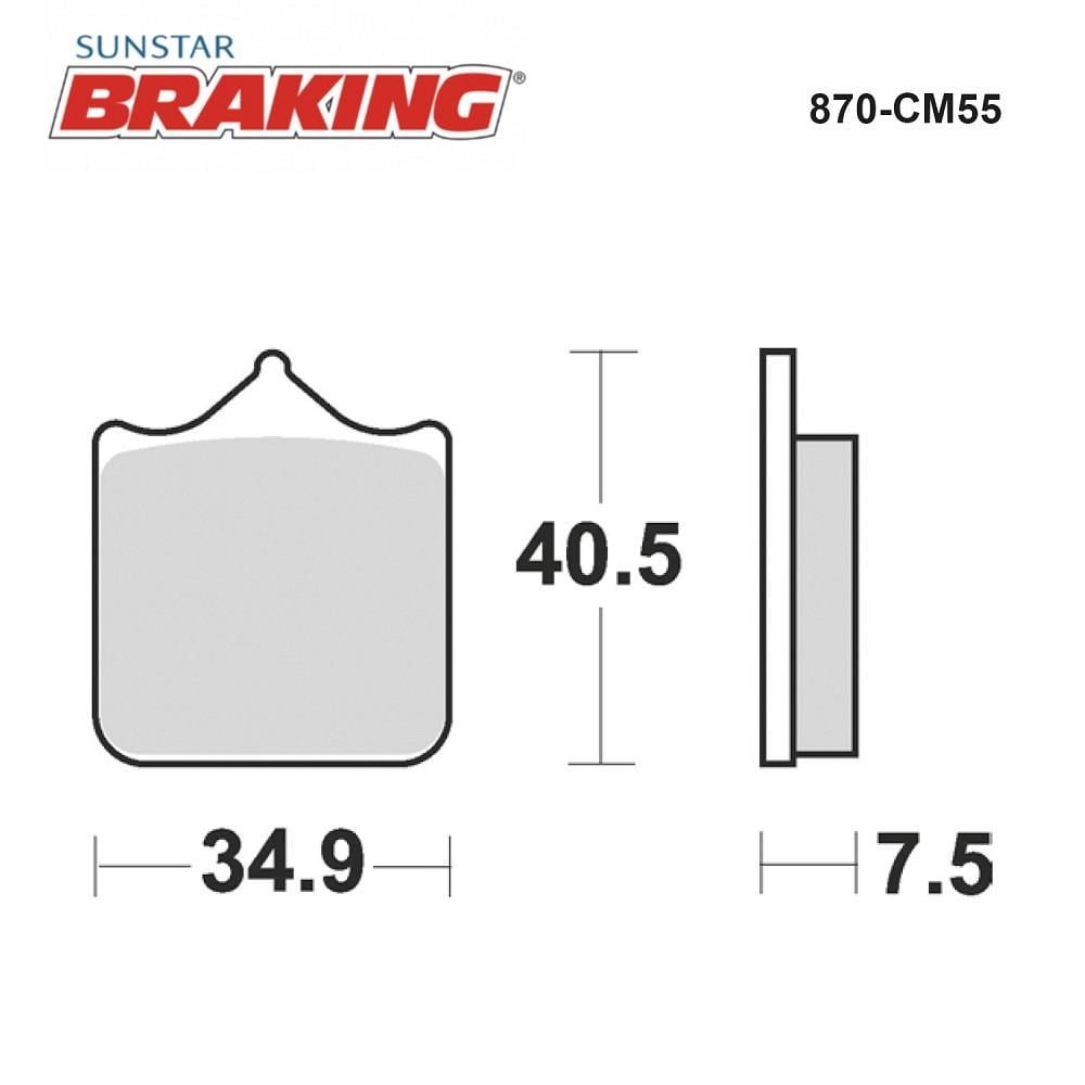SİNTERLİ ÖN FREN BALATASI / KTM / SMC / R / ABS / 690cc / ÖN  / 2008-2009-2010-2011-2012-2013-2014-2015-2016-2017-2018-2019-2020