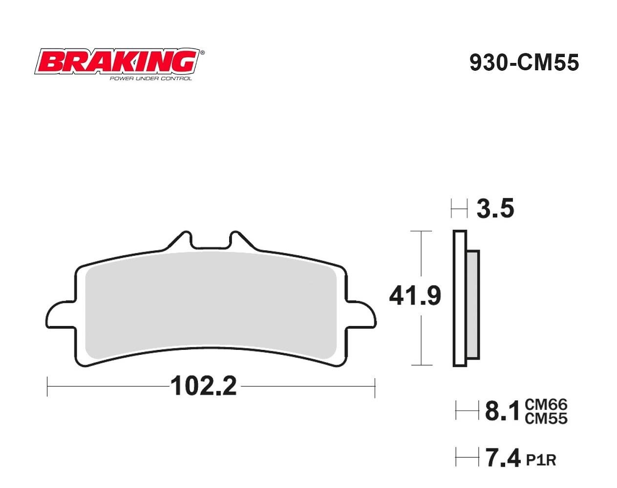 SİNTERLİ ÖN FREN BALATASI / SUZUKI / GSX-R 1000R / 1000cc / ÖN İKİ TAKIM KULLANIR / 2017-2018-2019-2020-2021