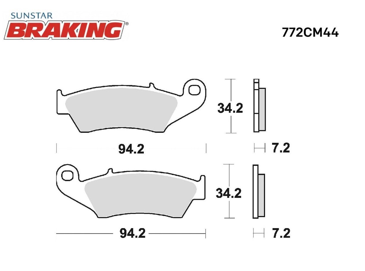 SİNTERLİ ÖN FREN BALATASI / SUZUKI / RMZ / 250cc / ÖN  / 2004-2005-2006-2007-2008-2009-2010-2011-2012-2013-2014-2015-2016-2017-2018-2019-2020-2021-2022