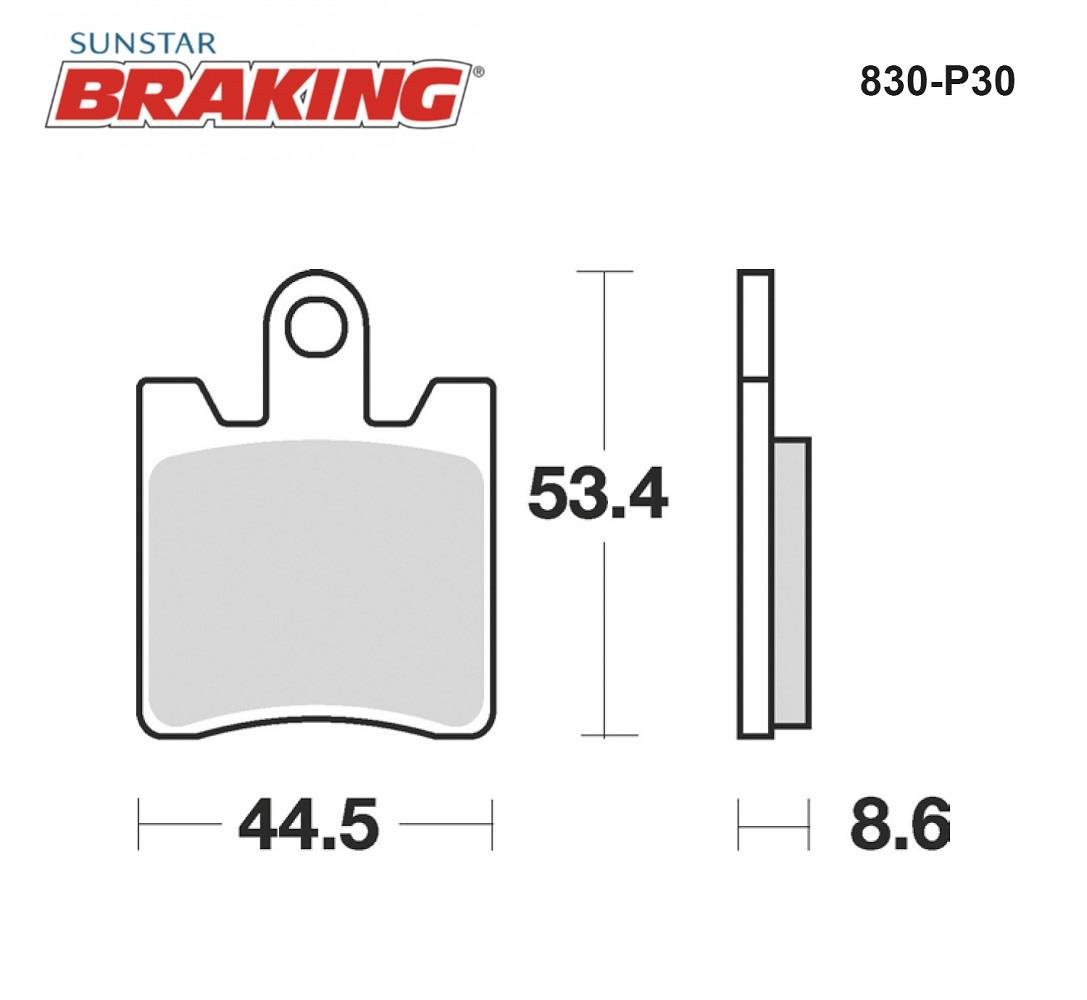 SİNTERLİ ÖN FREN BALATASI / SYM / JOYMAX Z PLUS / 250cc / ÖN  / 2022-2023-2024