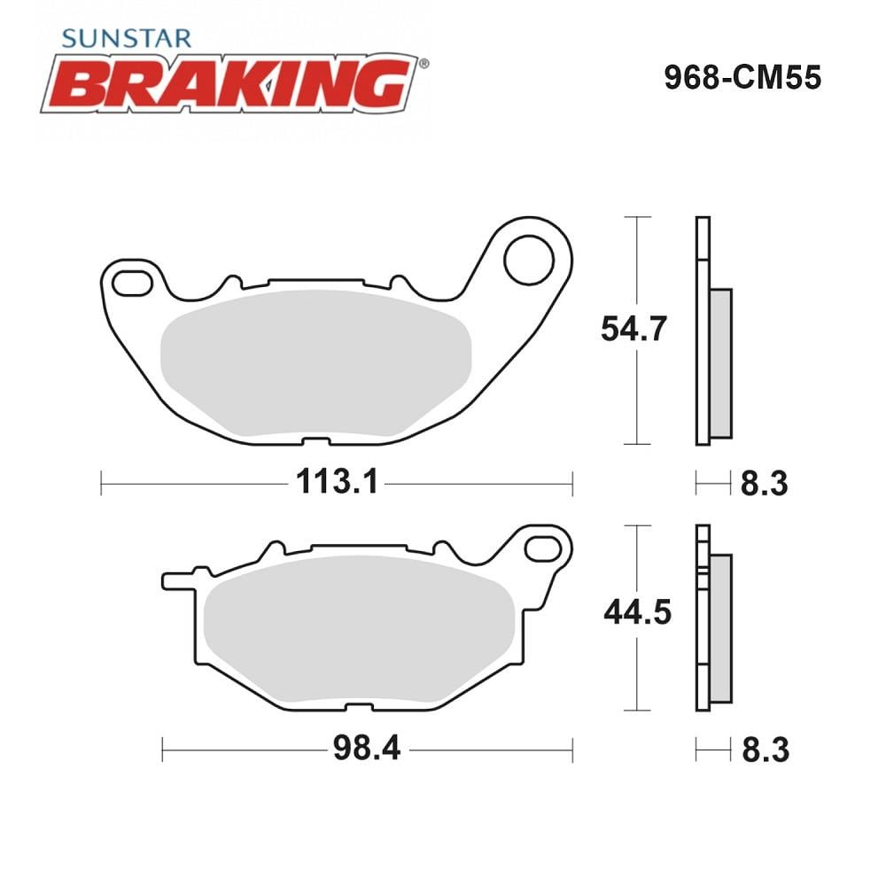 SİNTERLİ ÖN FREN BALATASI / YAMAHA / X-MAX / IRON MAX / 125cc / ÖN  / 2016-2017-2018-2019-2020