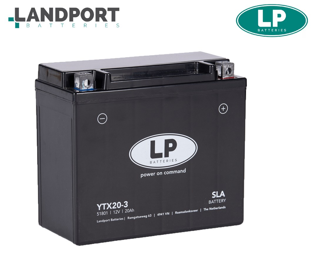 SLA AKÜ (MB LTX20-3) / HARLEY D. / XL 883 R SPORTSTER / 883cc / 18 A / KG: 5,9 / L:175 / W:87 / H:155 / CCA: 310 / 2002-2003