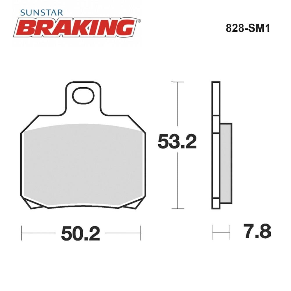 YARI METALİK ARKA FREN BALATASI / DUCATI / STREETFIGHTER V4 / S / 1100cc / ARKA  / 2020-2021-2022-2023-2024
