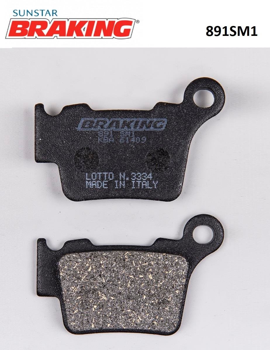 YARI METALİK ARKA FREN BALATASI / HUSQVARNA / TC / 450cc / ARKA  / 2002-2003-2004-2005-2006-2007-2008-2009-2010