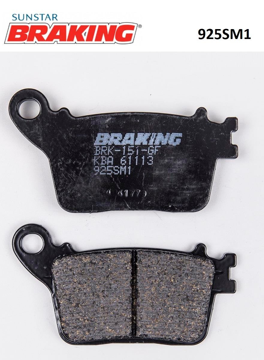 YARI METALİK ARKA FREN BALATASI / SUZUKI / GSX-R 1000R / 1000cc / ARKA  / 2017-2018-2019-2020-2021