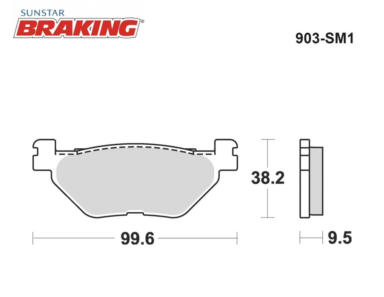 YARI METALİK ARKA FREN BALATASI / YAMAHA / SCR 950 / 950cc / ARKA  / 2017-2018