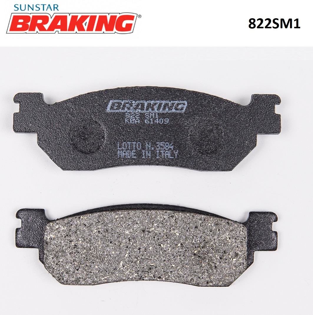 YARI METALİK ARKA FREN BALATASI / YAMAHA / X-CITY / 250cc / ARKA  / 2007-2008-2009-2010-2011-2012-2013-2014-2015-2016