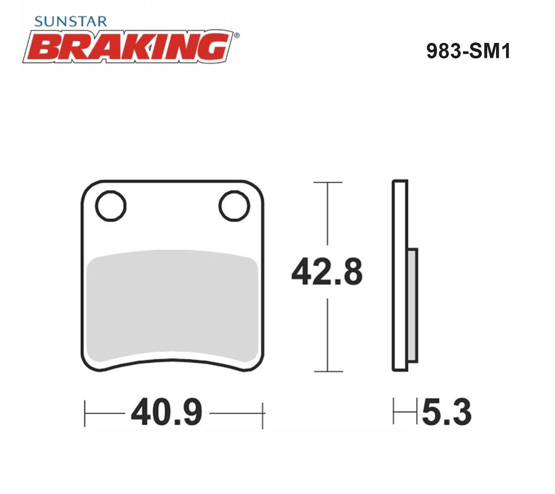 YARI METALİK EL FREN BALATASI / HONDA / SW-T ABS / 600cc / EL FRENİ  / 2011-2012-2013