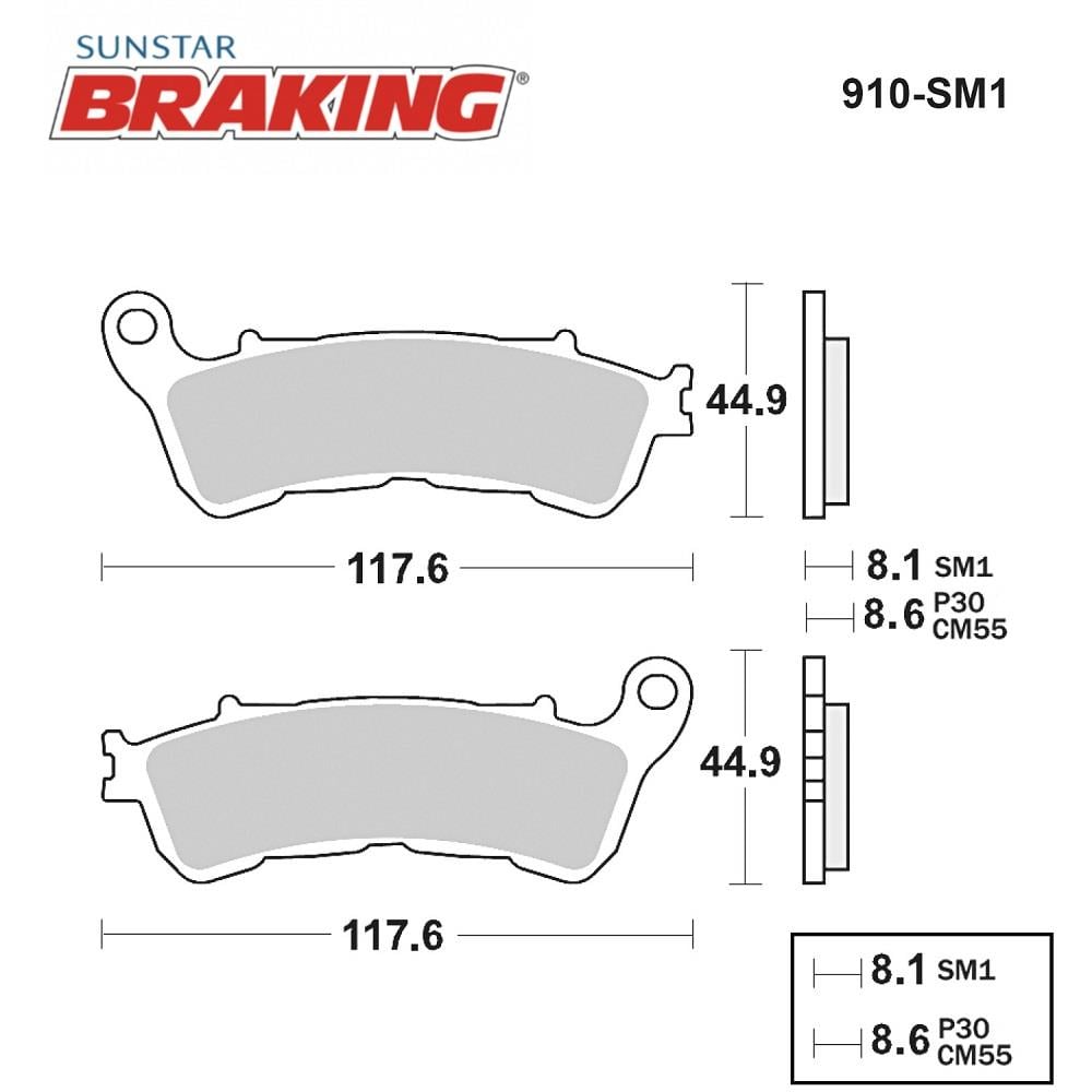 YARI METALİK FREN BALATASI / HONDA / XL V TRANSALP ABS / 700cc / ÖN İKİ TAKIM KULLANIR / 2008-2009-2010-2011