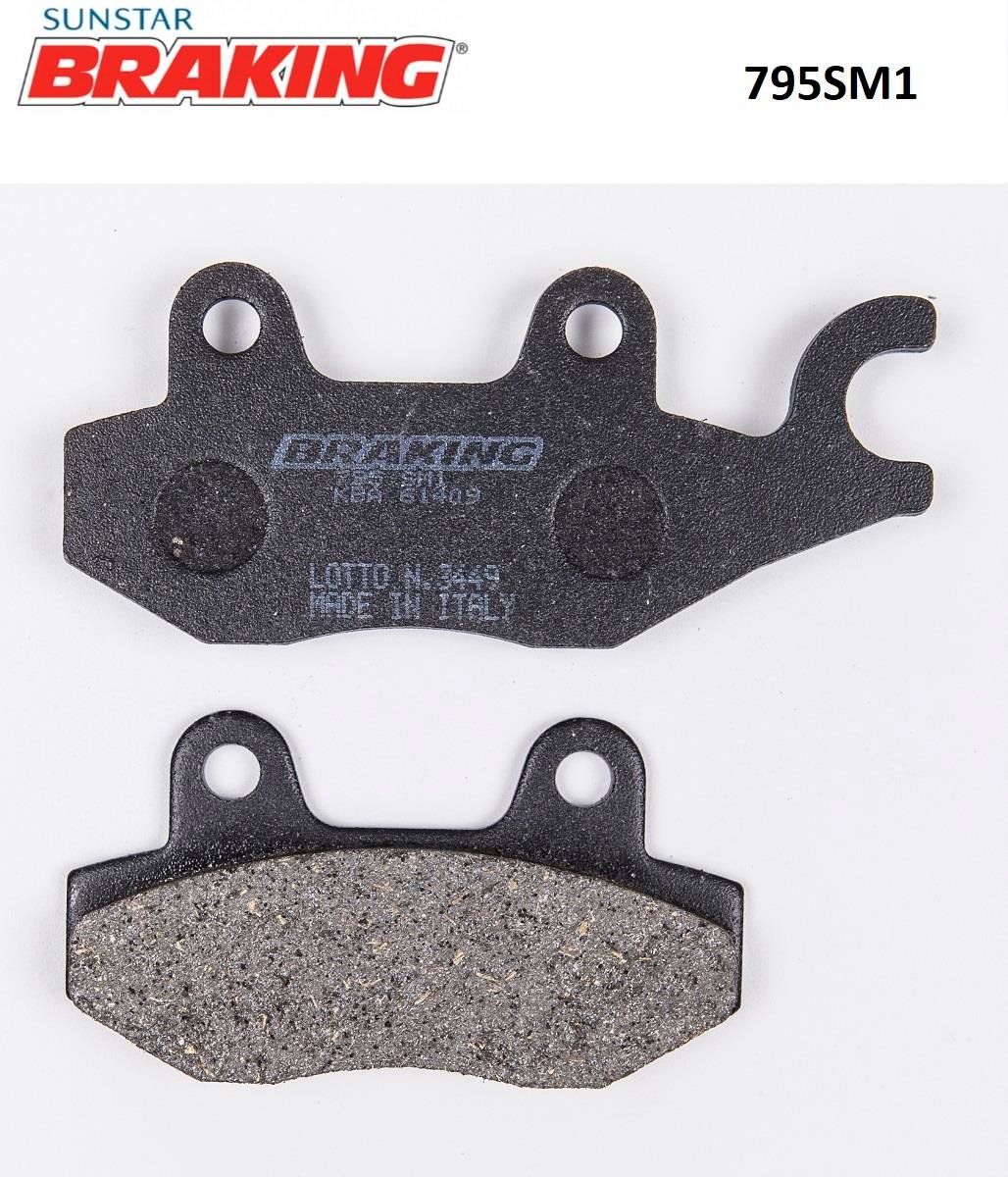 YARI METALİK FREN BALATASI / PEUGEOT / SATELIS (NİSSİN KALİPER) / 250cc / ÖN & ARKA  / 2007-2008-2009-2010-2011-2012