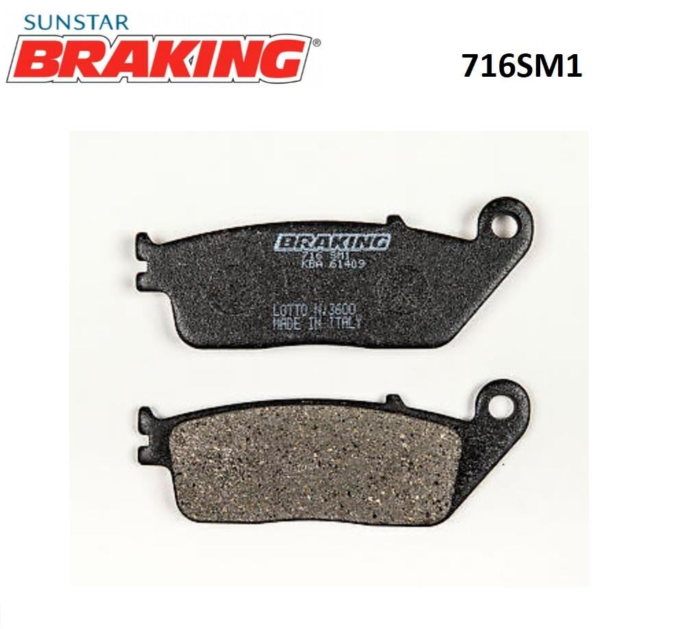 YARI METALİK FREN BALATASI / SUZUKI / RF / 600cc / ÖN İKİ TAKIM KULLANIR / 1993-1994-1995-1996-1997