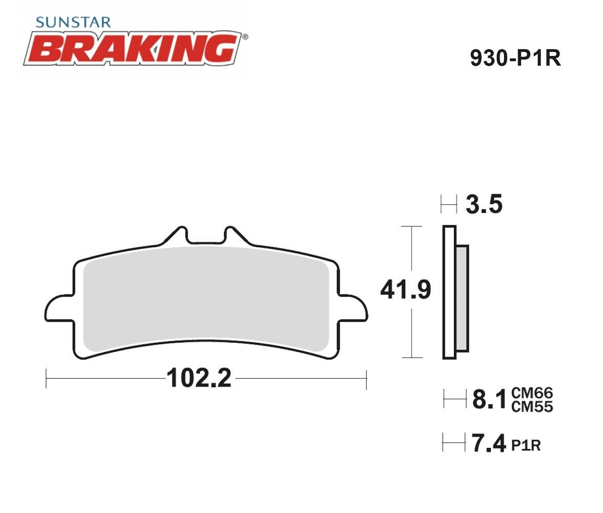 YÜKSEK PERFORMANS SİNTERLİ ÖN FREN BALATASI (PİST) / MV AGUSTA / F3 / RC / ABS / 800cc / ÖN İKİ TAKIM KULLANIR / 2013-2014-2015-2016-2017-2018