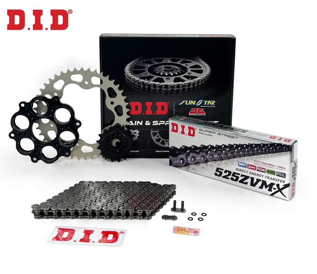 ZİNCİR DİŞLİ SETİ DUCATI STREETFİGHTER V4 / S (1100 cc)  (2020-2022) / DUCATI / STREETFIGHTER V4 / S / 1100cc / (ARKA DİŞLİ SAYISI : ORİJİNAL-1) / 2020-2021-2022