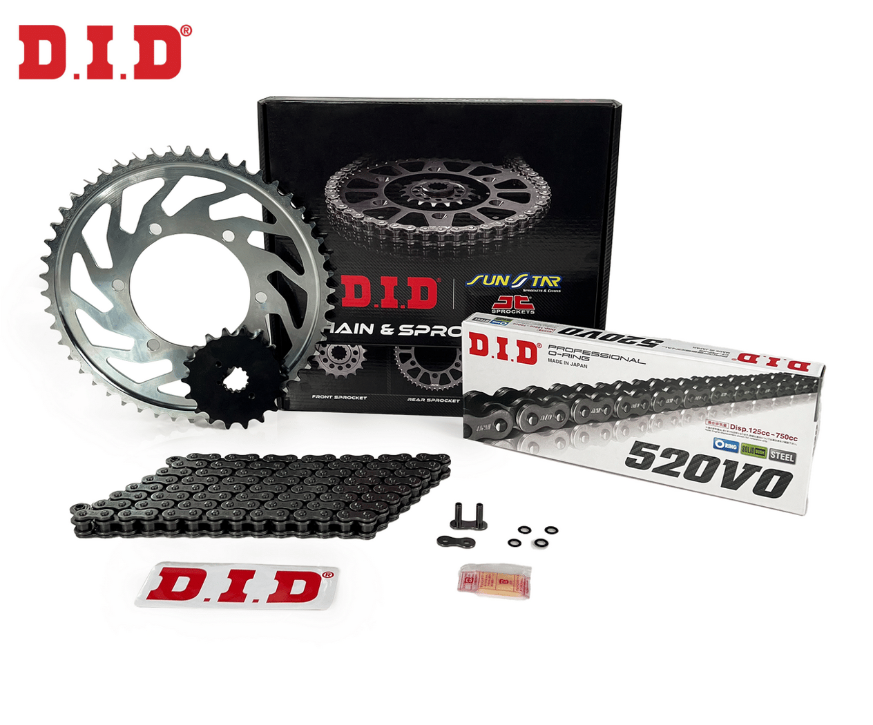 ZİNCİR DİŞLİ SETİ HONDA CRF 250 R (250 cc)  (2004-2010) / HONDA / CRF 250 R / 250cc / ZİNCİR: DID-520 ORING-114 / ÖN-ARKA DİŞLİ: JT (13T-51T) / 2004-2005-2006-2007-2008-2009-2010