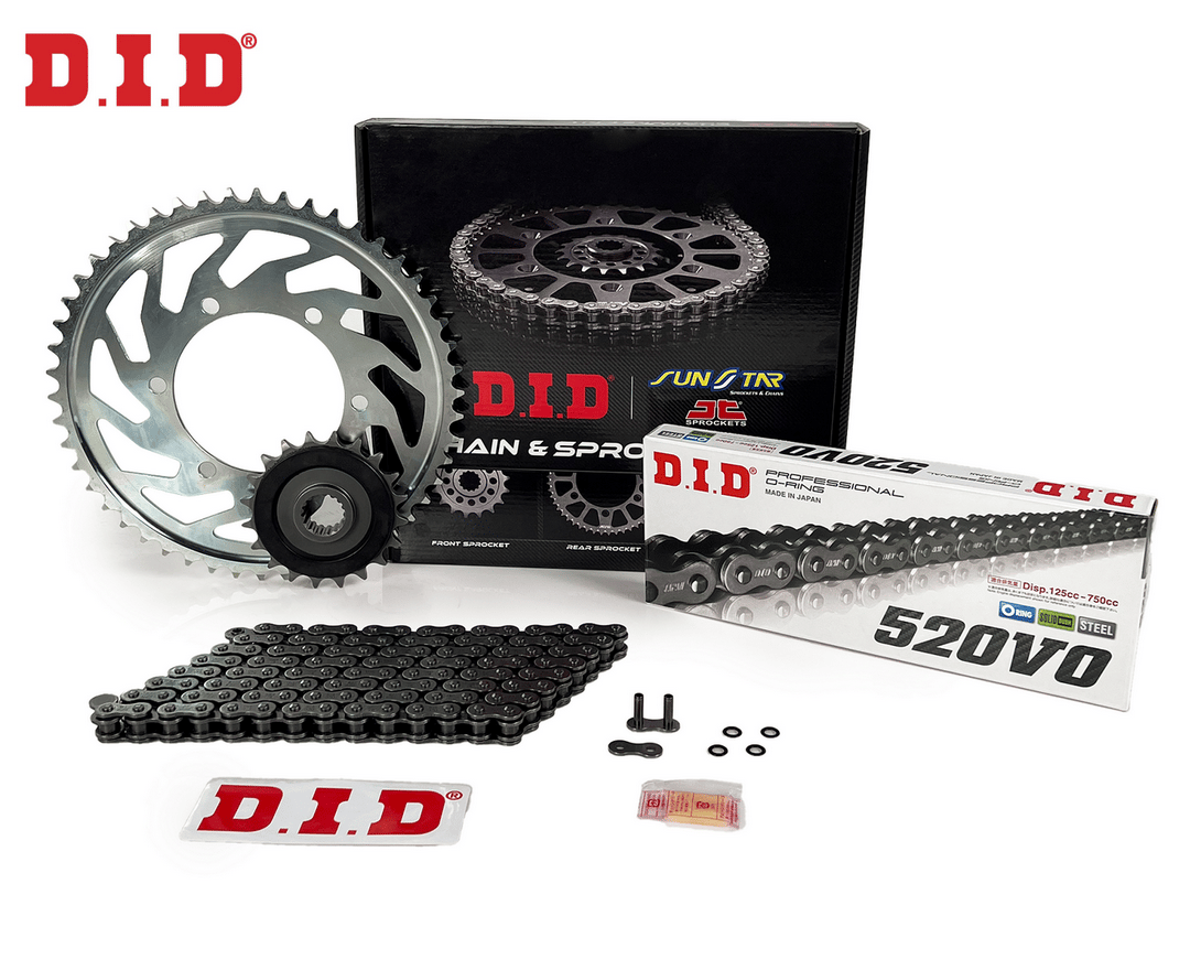 ZİNCİR DİŞLİ SETİ HONDA NC S (750 cc)  (2014-2020) / HONDA / NC S / 750cc / ZİNCİR: DID-520 ORING-114 / ÖN DİŞLİ: JT (17T)  / ARKA DİŞLİ: SUNSTAR (43T) / 2014-2015-2016-2017-2018-2019-2020