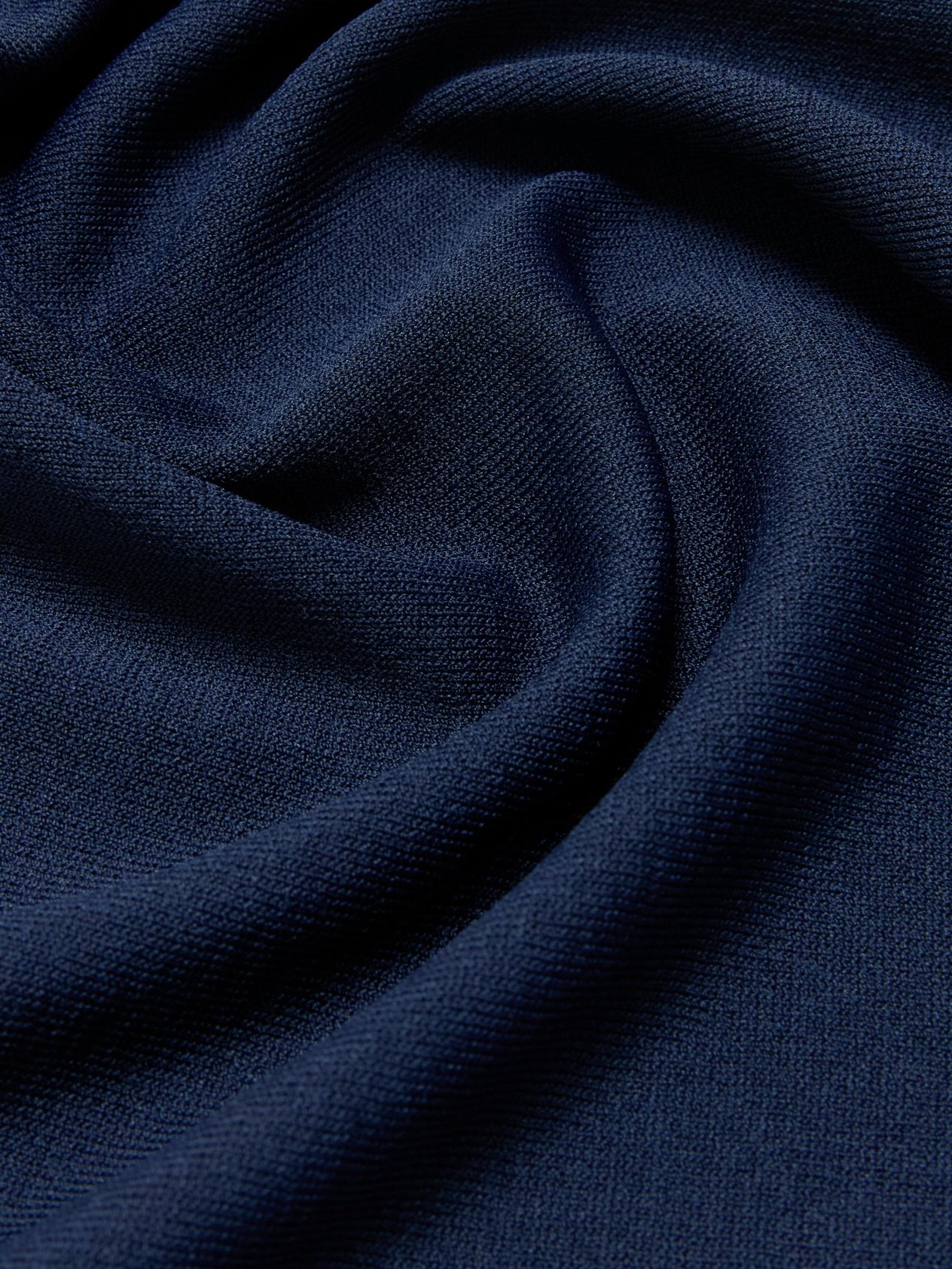 Lacivert Rayon Kumaş Basic Tsihrt