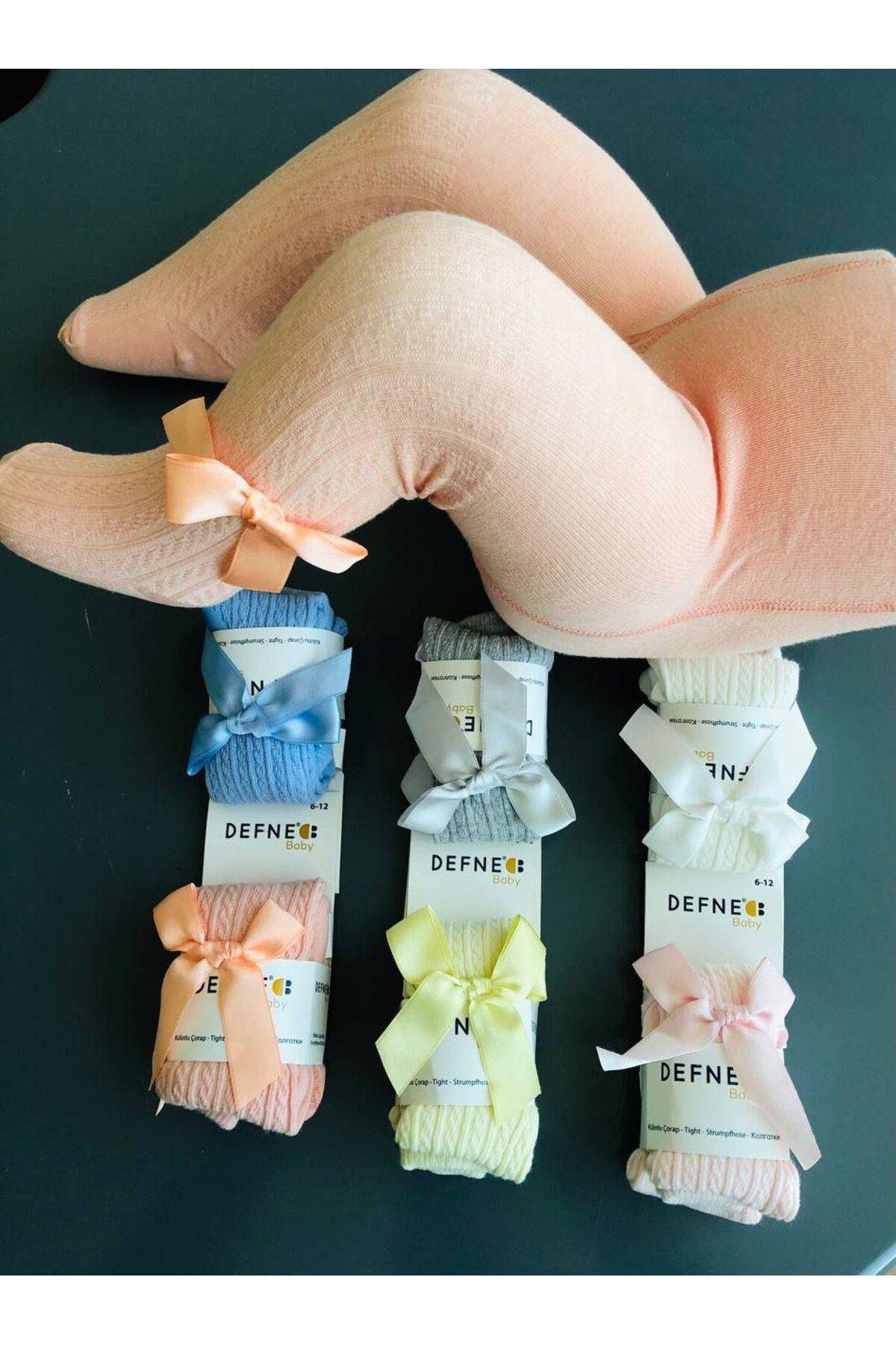 6 Adet Pamuklu Kız Dantel Aksesuarlı Çocuk Ve Bebek Külotlu Çorap